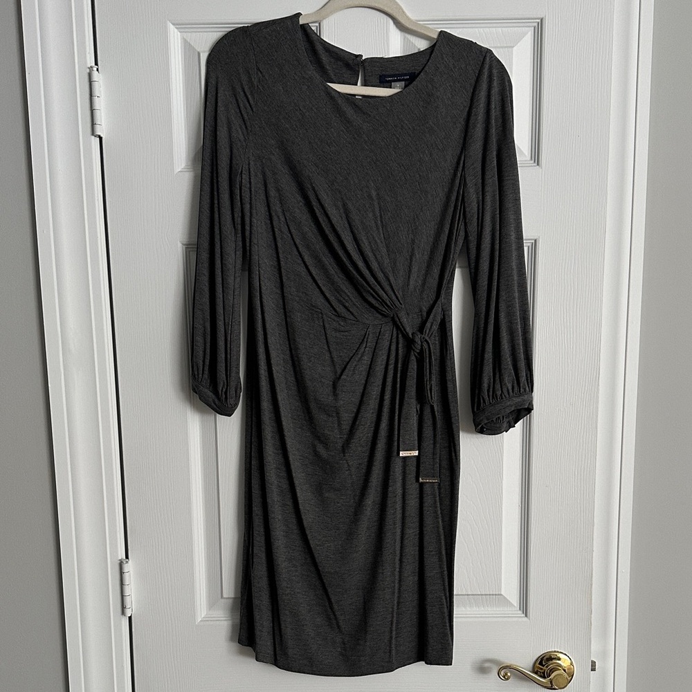 Tommy Hilfiger Charcoal Long Sleeve Dress